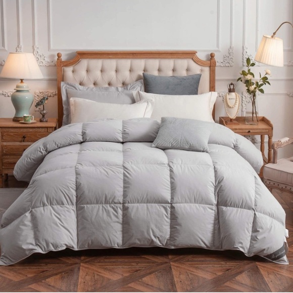 Royoliving Premium Heavyweight Greyduck Feathers Down Comforter King Size - Picture 1 of 6